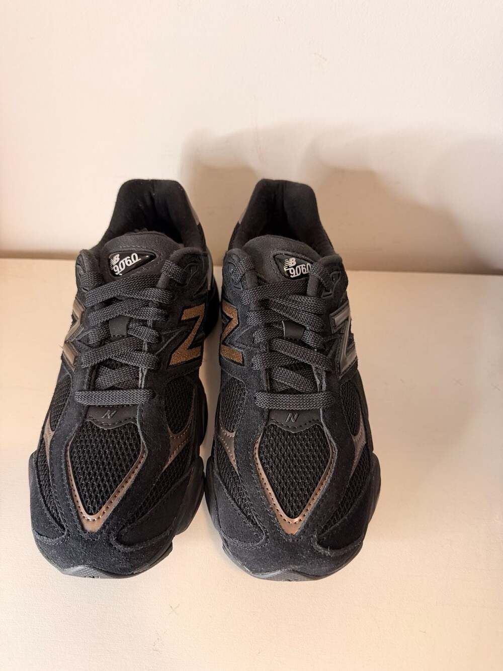 New Balance 9060 Black Metallic Copper Youth Sneakers GC9060BR